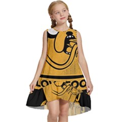 Adventure Time Jake  I Love Food Kids  Frill Swing Dress