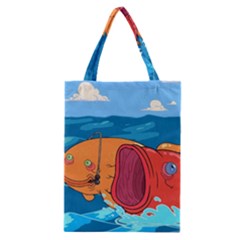 Adventure Time Fish Landscape Classic Tote Bag