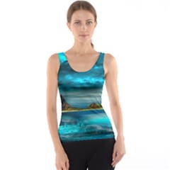 Artistic Fantasy Psychedelic Women s Basic Tank Top