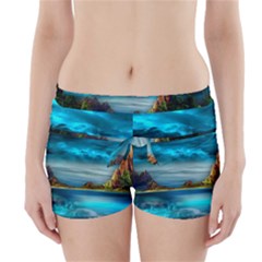 Artistic Fantasy Psychedelic Boyleg Bikini Wrap Bottoms