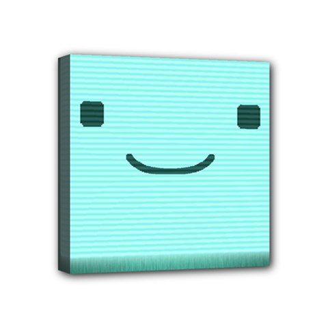 Adventure Time Bmo Mini Canvas 4  X 4  (stretched)