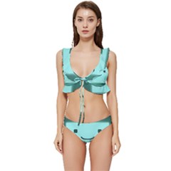 Adventure Time Bmo Low Cut Ruffle Edge Bikini Set by Sarkoni