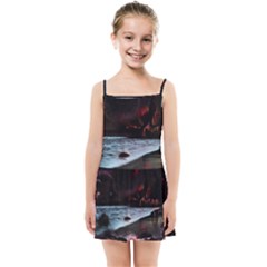 Artistic Creepy Dark Evil Fantasy Halloween Horror Psychedelic Scary Spooky Kids  Summer Sun Dress