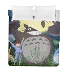 Illustration Anime Cartoon My Neighbor Totoro Duvet Cover Double Side (full/ Double Size)