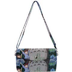 Illustration Anime Cartoon My Neighbor Totoro Removable Strap Clutch Bag by Sarkoni