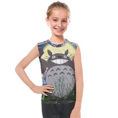 Illustration Anime Cartoon My Neighbor Totoro Kids  Mesh Tank Top by Sarkoni