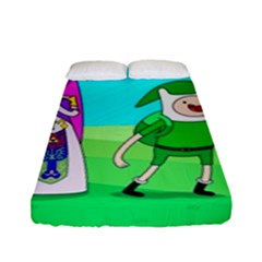 Adventure Time The Legend Of Zelda Parody Fitted Sheet (full/ Double Size)