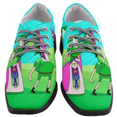 Adventure Time The Legend Of Zelda Parody Women Heeled Oxford Shoes by Sarkoni