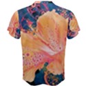 Abstract Art Artistic Bright Colors Contrast Flower Nature Petals Psychedelic Men s Cotton T-Shirt View2