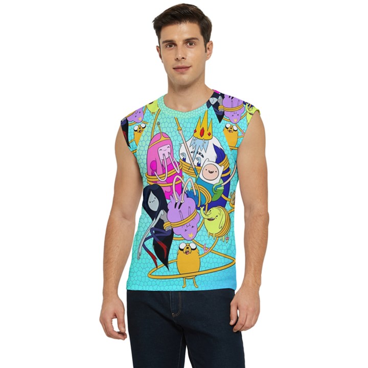 Adventure Time Cartoon Men s Raglan Cap Sleeve T-Shirt