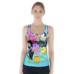 Adventure Time Cartoon Racer Back Sports Top by Sarkoni