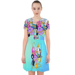 Adventure Time Cartoon Adorable in Chiffon Dress