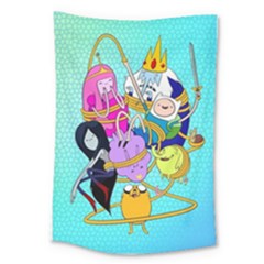 Adventure Time Cartoon Large Tapestry