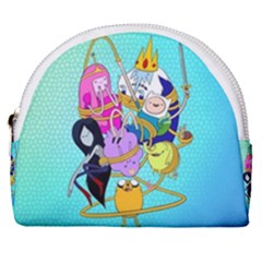 Adventure Time Cartoon Horseshoe Style Canvas Pouch