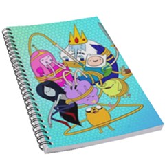 Adventure Time Cartoon 5.5  x 8.5  Notebook