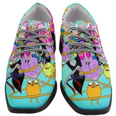 Adventure Time Cartoon Women Heeled Oxford Shoes