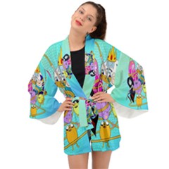 Adventure Time Cartoon Long Sleeve Kimono