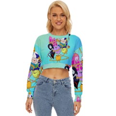 Adventure Time Cartoon Lightweight Long Sleeve Sweatshirt