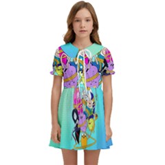 Adventure Time Cartoon Kids  Sweet Collar Dress