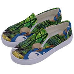 Anime My Neighbor Totoro Jungle Kids  Canvas Slip Ons by Sarkoni