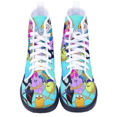 Adventure Time Cartoon Kid s High-Top Canvas Sneakers