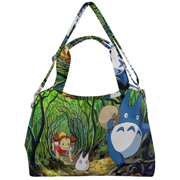 Anime My Neighbor Totoro Jungle Double Compartment Shoulder Bag