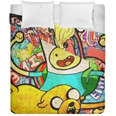 Painting Illustration Adventure Time Psychedelic Art Duvet Cover Double Side (california King Size)