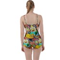 Painting Illustration Adventure Time Psychedelic Art Boyleg Tankini Set  View2