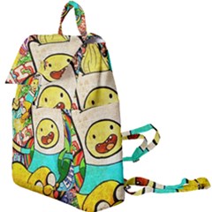 Painting Illustration Adventure Time Psychedelic Art Buckle Everyday Backpack by Sarkoni