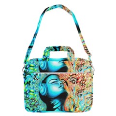 Color Detail Dream Fantasy Neon Psychedelic Teaser Macbook Pro 16  Shoulder Laptop Bag by Sarkoni