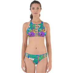 Jake And Finn Adventure Time Landscape Forest Saturation Perfectly Cut Out Bikini Set