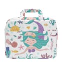 Set Cute Mermaid Seaweeds Marine In Habitants MacBook Pro 16  Shoulder Laptop Bag View4