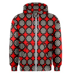 Dart Board Men s Zipper Hoodie