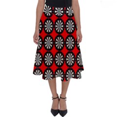 Dart Board Perfect Length Midi Skirt