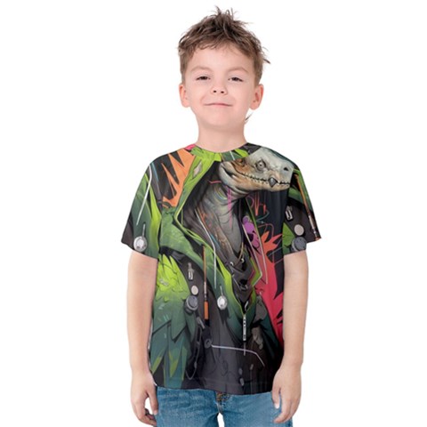  Kids  Cotton T-shirt by Intrinketly777