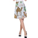 Camels Cactus Desert Pattern A-Line Skirt View1