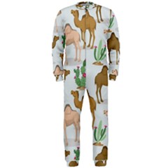 Camels Cactus Desert Pattern OnePiece Jumpsuit (Men)