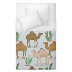 Camels Cactus Desert Pattern Duvet Cover (Single Size)