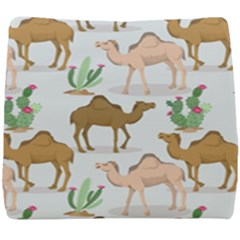 Camels Cactus Desert Pattern Seat Cushion