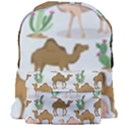 Camels Cactus Desert Pattern Giant Full Print Backpack View1
