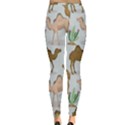 Camels Cactus Desert Pattern Inside Out Leggings View4