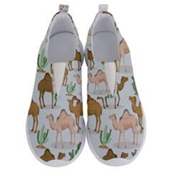 Camels Cactus Desert Pattern No Lace Lightweight Shoes