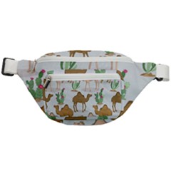 Camels Cactus Desert Pattern Fanny Pack