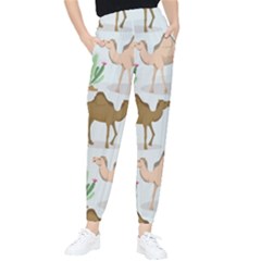 Camels Cactus Desert Pattern Women s Tapered Pants