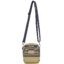 Seamless Pattern Egyptian Ornament With Lotus Flower Shoulder Strap Belt Bag View3