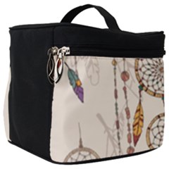 Coloured Dreamcatcher Background Make Up Travel Bag (big)