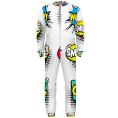 Set Colorful Comic Speech Bubbles OnePiece Jumpsuit (Men)