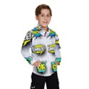 Set Colorful Comic Speech Bubbles Kids  Windbreaker View1