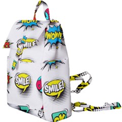 Set Colorful Comic Speech Bubbles Buckle Everyday Backpack