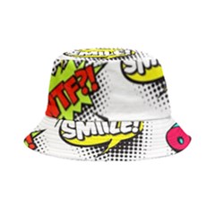 Set Colorful Comic Speech Bubbles Bucket Hat